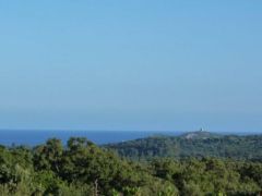 Vue sur la mer depuis l'étage