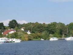 Bateaux de plaisance sur l'Erdre