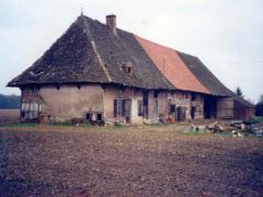 Restauration écologique avant - ferme en 2002