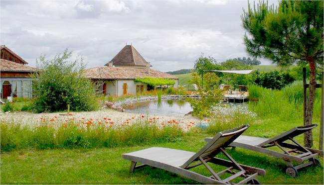 Gîtes écologiques à vendre de charme Lot-et-Garonne 47 Aquitaine chambres hôtes habitat groupé