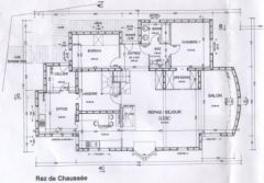 Plan grande maison bois