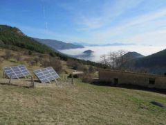 Mer de nuages vallée montagnes