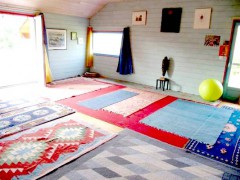 Salle de yoga maison saine bioclimatique à vendre près de Montluçon
