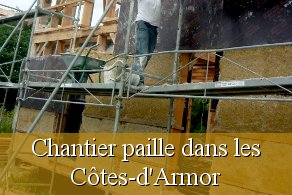 Chantier participatif paille Côtes-d'Armor 22 Bretagne