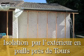 Chantier participatif Indre-et-Loire 37 Centre Tours Amboise isolation par l'extérieure paille