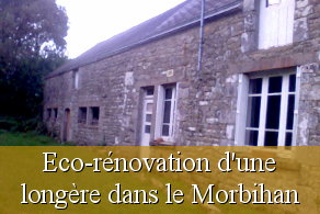 Chantier participatif Morbihan 56 Bretagne rénovation écologique longère