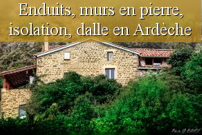 Chantier participatif Ardèche 07 Aubenas enduits Rhône-Alpes