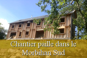 Chantier participatif paille Morbihan 56 Bretagne Vannes Redon Questembert