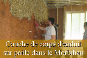 Chantier participatif Morbihan 56 maison paille