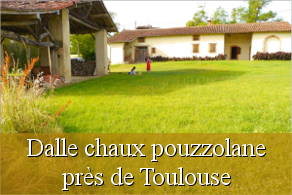 Chantier participatif Toulouse dalle chaux pouzzolane
