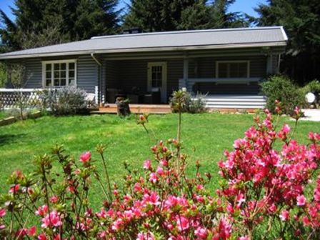 La façade du chalet