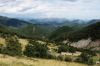 La vue panoramique sur le massif du Mercantour