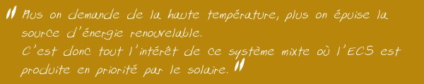 Avis système solaire combiné SSC Avis système solaire combiné SSC