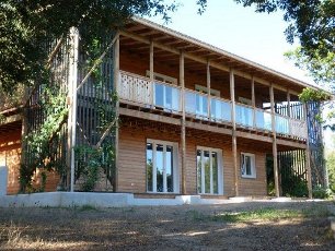 Maison écologique en Corse - Ossature bois