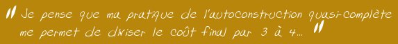 Prix autoconstruction